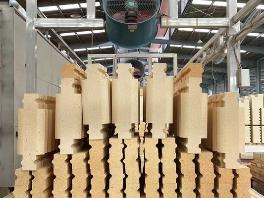 55-65% Al2O3 الكربون روستر عالية الألومينا الحريق الطوب خاصة الشكل